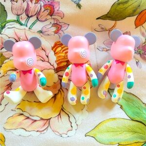 Pink and Blue Bear Toy Set Jibbitz